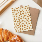 Carte postale motifs Croissants