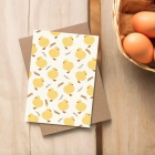 Carte postale motifs Poussins