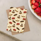 Carte postale motifs Pâtisseries