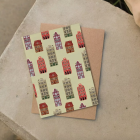 Carte postale motifs Maisons