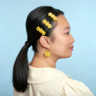 Barrette Bouton d'or - Coucou Suzette