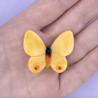 Barrette Papillon Jaune Coucou Suzette