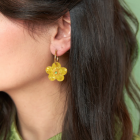 Boucles d'oreilles fleur bouton d'or - Coucou Suzette