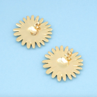 Boucles d'oreilles Tournesols plaqué or - Coucou Suzette
