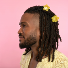 Mini pince à cheveux fleurs - Bouton d'or - Coucou Suzette