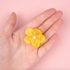 Mini pince à cheveux fleurs - Bouton d'or - Coucou Suzette