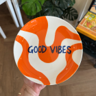 Assiette à dessert céramique Good Vibes