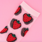 Chaussettes transparentes Fraises - Coucou Suzette