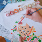 Coffret peinture au numéro - Barcelona par DAZLSTUDIO