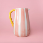 Pichet céramique rayures Valentina
