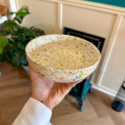 assiette à râper multicolore