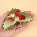 Grande Pince à cheveux Fraisier - Coucou Suzette