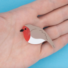 Barrette Rouge Gorge - Coucou Suzette