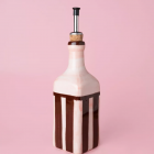 Huilier céramique rayures