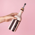 Huilier céramique rayures