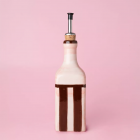 Huilier céramique rayures