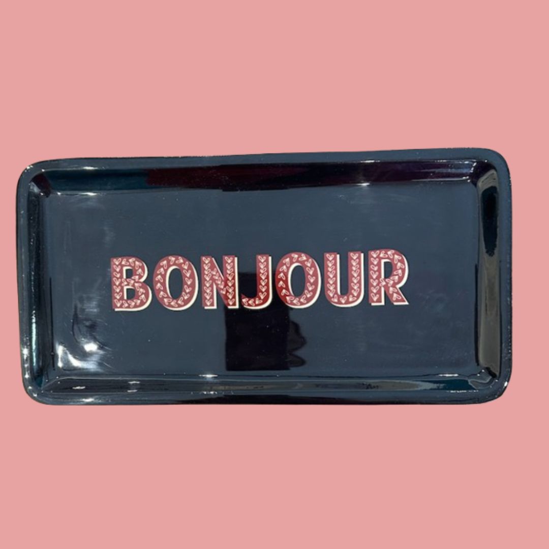 Sema - Plateau à message Bonjour
