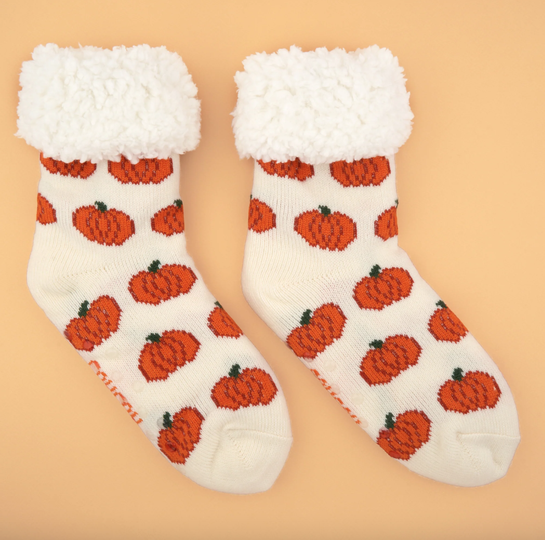 Chaussons Moumoute Citrouilles