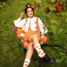 Pince à cheveux Citrouille