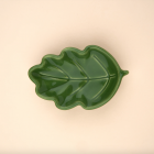 Coupelle céramique motif feuille