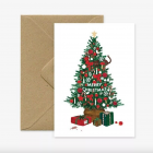 Carte Postale Noël - Sapin