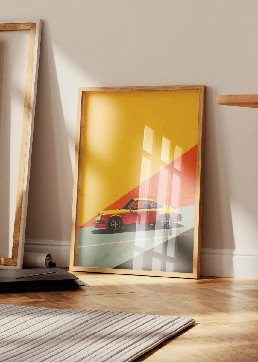 Affiche A3 Porsche 911