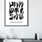 Affiche noir et blanc