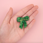 Barrette de Noël - Noeud Vert - Coucou Suzette