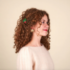 Barrette de Noël Coucou Suzette - Houx