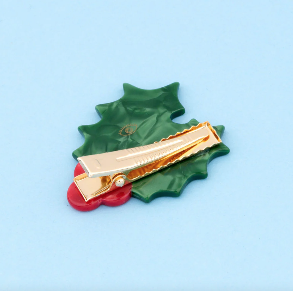 Barrette de Noël Coucou Suzette - Houx