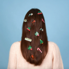 Barrette de Noël Coucou Suzette - Houx