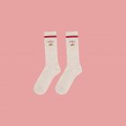 Chaussettes brodées - Bonjour x Croissant