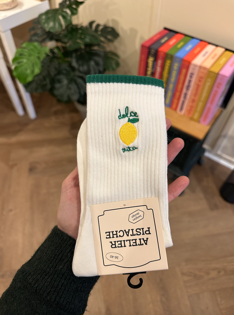 Chaussettes brodees dolce vita