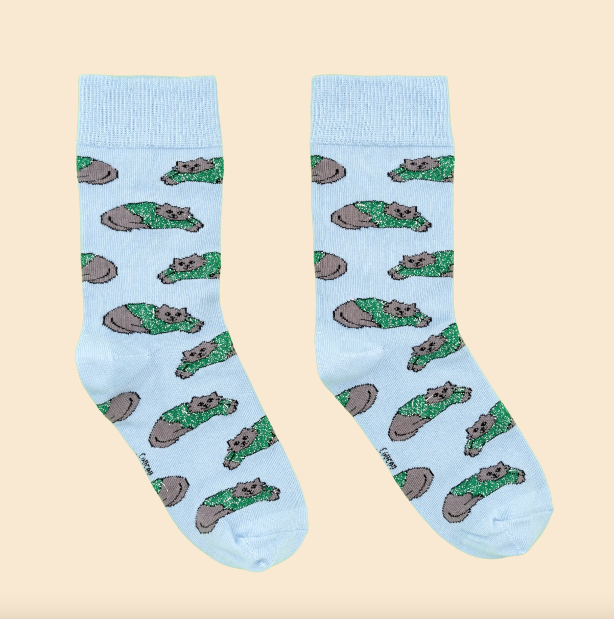 Chaussettes Chat Pull de Noël