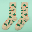 Chaussettes de Noël - Houx - Coucou Suzette