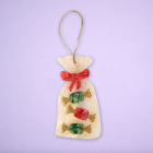 Déco de Noël à suspendre - Sachet papillotes