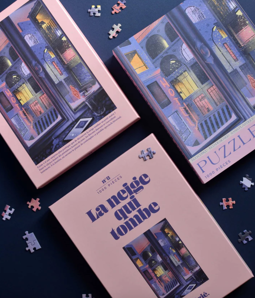 Jour Férié - Puzzle 1000 pièces - La neige qui tombe