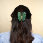 Grande Pince à cheveux Paon - Coucou Suzette