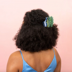 Grande Pince à cheveux Paon - Coucou Suzette