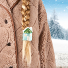 Pince à cheveux Noël - Maison Enneigée - Coucou Suzette