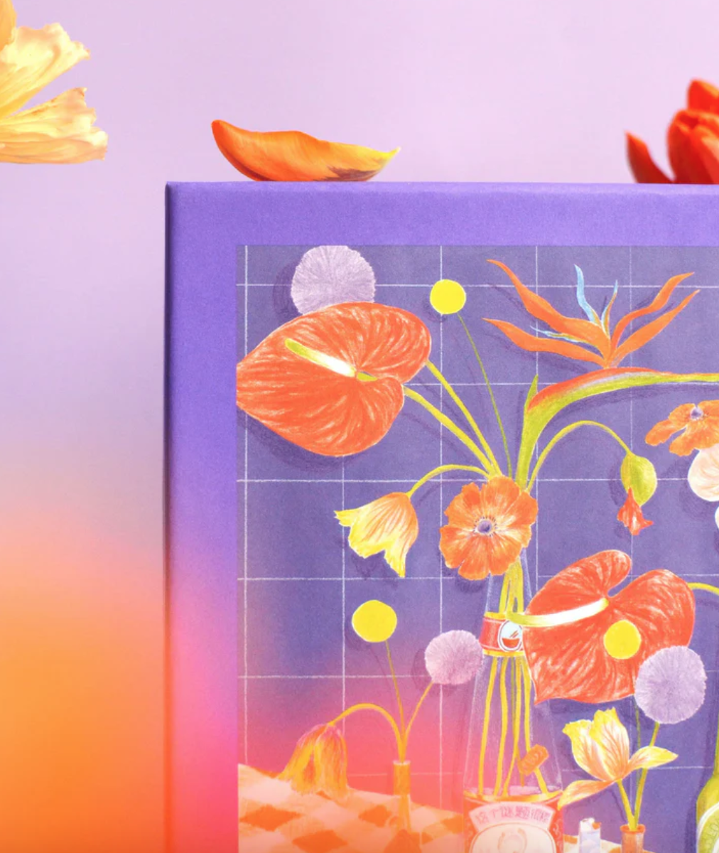 Puzzle 500 pièces - Des fleurs sur la table