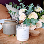 Thé d'amour - Bougie artisanale parfumée à la cire de soja naturelle