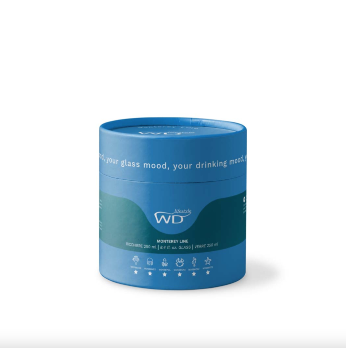 Packaging WD Lifestyle - Verre avec figurine Poulpe