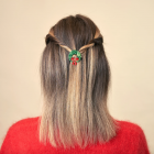 Barrette Couronne de Noël