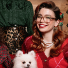 Coucou Suzette - Mini pince à cheveux Noël - Houx