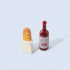 Fluid Market - Salière Poivrière Baguette & Vin