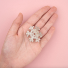 Coucou Suzette - Mini pince à cheveux Noël - Flocon