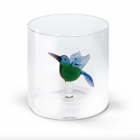 Verre avec figurine Colibri