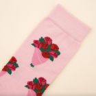 Chaussettes bouquet de roses