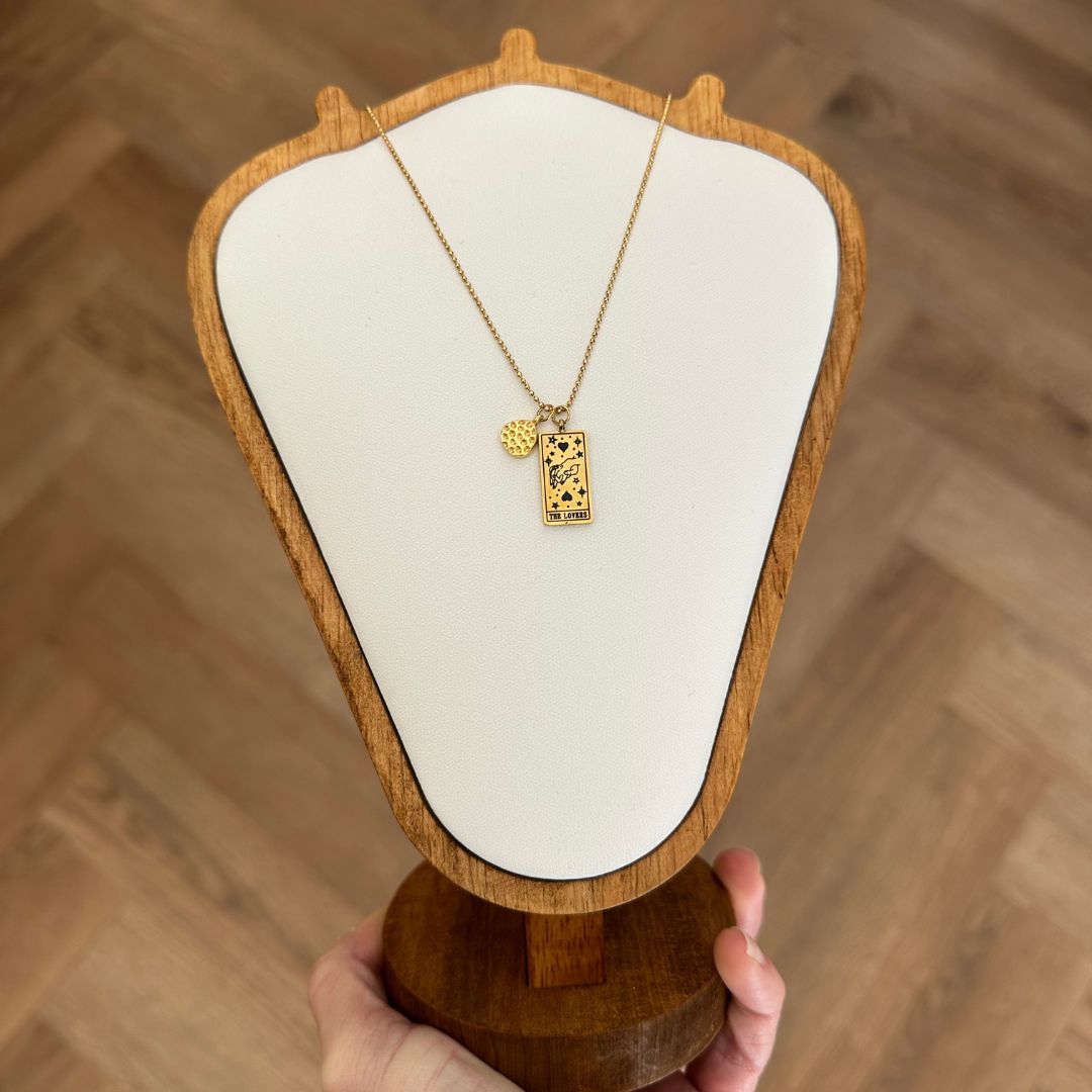 Collier Pendentif Tarot - The Lovers